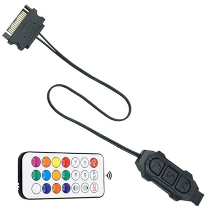 Manual Button Controller For ARGB Lighting Effects With 5V 3Pin For PC Case Customization ARGB LED Controller Gaming PC