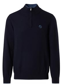 NORTH SAILS Maglione Uomo in Misto Cashmere con Mezza Zip