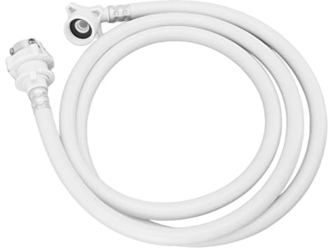 ZAWELIYO Berstfester PVC-Waschmaschinen-Wasserzulaufschlauch, Flexibel und Alterungsbeständig, für Automatische -Waschmaschine, G3/4-Gewinde, 1 X 25 Mm, für den Heimgebrauch (2m)