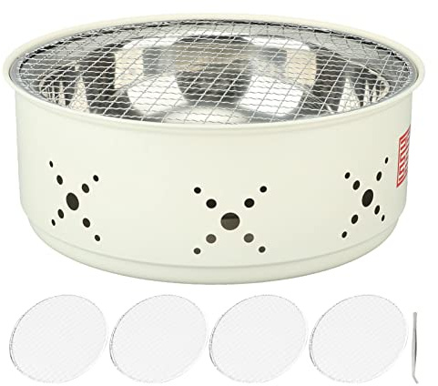 Griglia per barbecue portatile Mini griglia a carbone in acciaio inossidabile Fornello multiuso per cucinare all'aperto per campeggio, picnic, escursionismo, viaggio