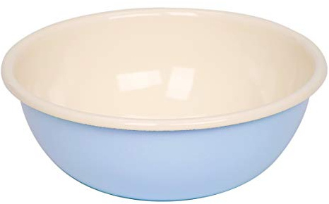 Riess, 0305-006, Küchenschüssel Ø 18cm, BUNT PASTELL, Vol. (rec.): 0,8 Liter, Made in Österreich, LBH: 18,5x18,5x6,6cm, 0,268kg, Bleifrei, Farbecht, Fleckenresistent, Kratzfest, Ungiftig