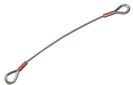 Navylin trådrör med öga och byte – trådrep, storlek: 3 x 300 mm