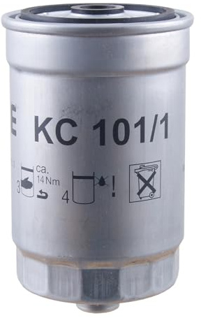 MAHLE KC 101/1 Kraftstofffilter - für Hyundai Santa Fe II (CM), u.a. | Kompatibel mit: HYUNDAI ACCENT III, ACCENT III Stufenheck, GETZ, GRANDEUR, H-1 / STAREX Bus, H-1 Cargo, H-1 Kasten, i30, i30