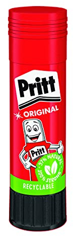 Pritt Klebestift, sicherer und kinderfreundlicher Kleber für Kunst und Bastelarbeiten, starker Klebstoff für Schule & Bürobedarf, 36x22g Pritt Stift