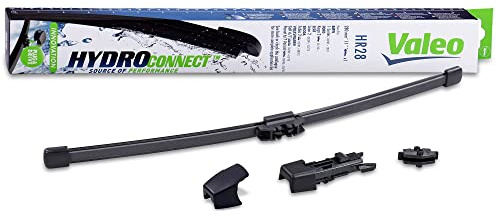 VALEO Hydroconnect Escobilla - HR28 Alto Rendimiento, Visibilidad Superior de 360 Grados, Fácil Instalación, Hoja Plana Original de 280mm - Trasera - 1 Escobilla Limpiaparabrisas - 578561