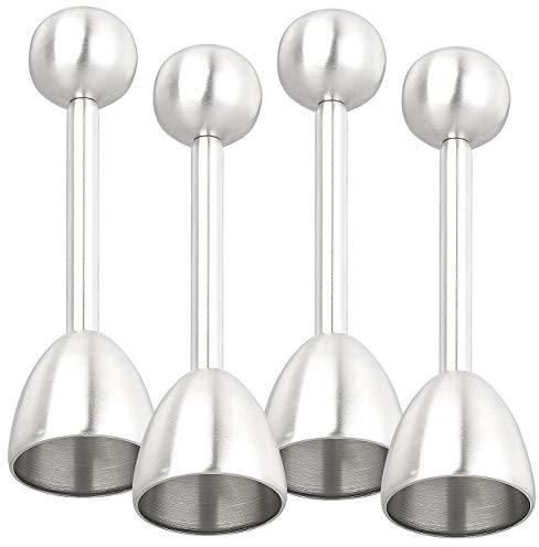 Rosenstein & Söhne 4 toqueurs en Acier Inoxydable pour œuf