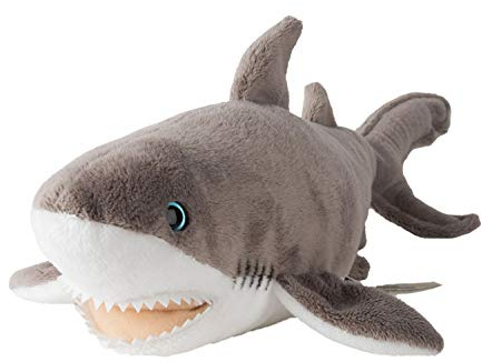 WWF Plüsch Weißer Hai, realistisch gestaltetes Plüschtier, ca. 38 cm groß und wunderbar weich