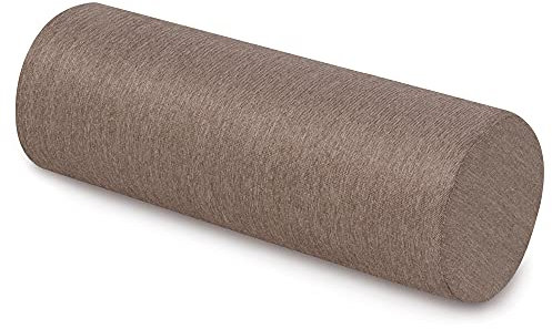 Spatium Palettenkissen Set abnehmbar Bezug wasserdicht Kaltschaum Palettenauflage Palettenpolster Palettenmöbel (Braun Rollenkissen 20x60cm)