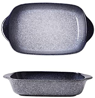 Baking Dish Ceramic Cake Baking Pan Japanese Cheesecake Microwave Baking Pan French Bread Mold Household Cookware (Color : Style 5)