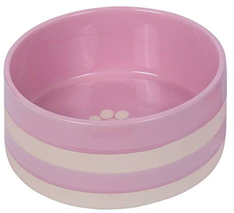 Nobby Keramik Napf Strio, rosa/Creme, Ø 21,0 x 8,5 cm, 2,00 l, 1 Stück