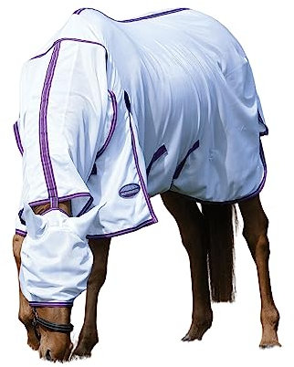 Weatherbeeta 2023 ComFiTec Airflow II Combo Hals 10029260 - Weiß/Violett/Blau