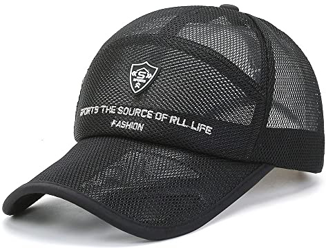 YAMEE Berretto da Baseball Estate Maglia Traspirante,Cappellino da Sole Uomo Sport,Cappello da Sole ad Asciugatura Rapida,Berretti da Uomo per Outdoor Viaggio Golf Tennis Trekking Pesca Alpinismo