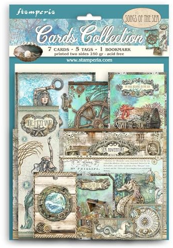 Stamperia, Songs of the Sea Cards Collection