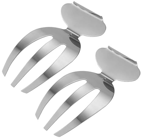 kowaku 2X Herramientas de Mano de Ensalada de Metal Mezcladores de Ensalada Lanzadores de Ensalada para Mostrador de Cocina
