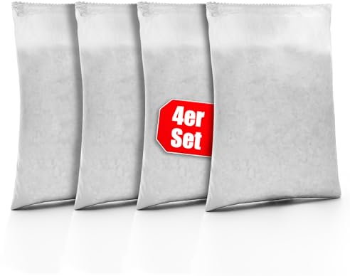 BigDean 4 Stück Nachfüllpack Luftentfeuchter 680g – Raumentfeuchter Nachfüll-Beutel Granulat – für alle Entfeuchter geeignet – universeller Ersatzbeutel ohne Strom