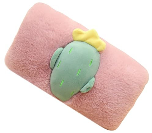 KMGDM Warme pelzige Handmuffs für Damen und Kinder, Plüsch-Schalldämpfer, Handmuffs, Plüsch-Schalldämpfer, Plüsch-Handwärmer für den Winter