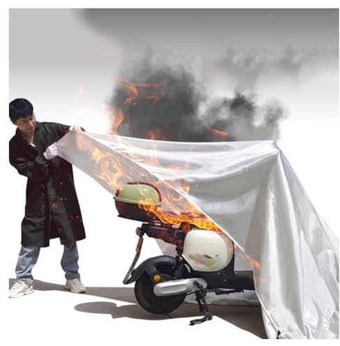 zktoermn Emergency Fibreglass Blanket, Car Fire Blanket, for Electric Vehicle With Carry Bag(19.7 * 19.7ft/6 * 6m)
