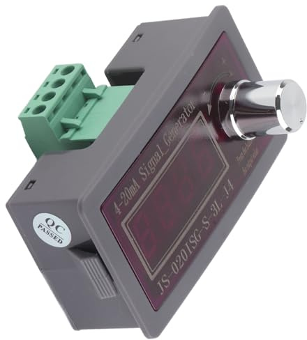 generic Générateur de Signal de Tension de Courant de 4 à 20mA avec Interface D'alimentation de Batterie Simulator Analogique Réglable Affichage à 4 Chiffres