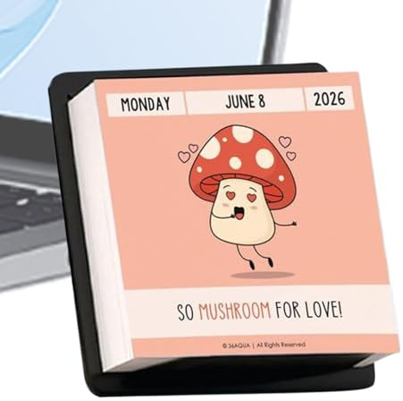 Calendario De Escritorio Motivacional – 2026 Diario | Frases En Papel & Tarjetas Inspiradoras | Mini Planificador De Mesa Para Mujer, Profesora, Estudiante | Decoración Hogar & Oficina