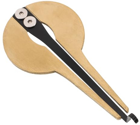 Metallmaul Harfe Rund Gold für Maultrommel Fans und Musiker | Reiner Klang, Tragbar und Vielseitig, für Sammlung und Forschung, Ethnische Musik, Elegant Zufällige Farbe