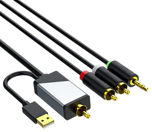Buxuaaaa Cavo convertitore digitale SPDIF da coassiale ad analogico e audio da 3,5 mm per HDTV Cavo coassiale SPDIF ampiamente utilizzato