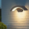 Aiskdan Applique da Parete Esterno/Interno LED, Applique Esterno Metallo 24W, IP54 Lampada da parete impermeabile adatta per villa, giardino, corridoio, camera da letto, luce calda 3000K