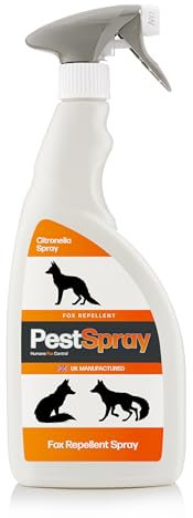 Fox PestSpray, Fox Repellent for Gardens, Natural Fox Repellent Spray, 750ml Spray Bottle, Fox deterrents for Gardens UK