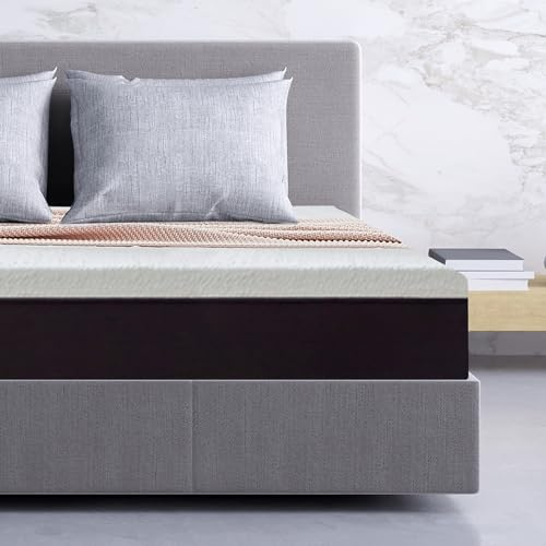 Classic Living MFM-VB Colchón Memoria viscoelástica de Gel ventilada Espuma de Alta Densidad Jacquard, White, Suelto