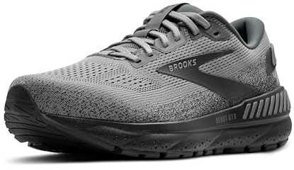 Brooks Men’s Beast GTS 24 Supportive Running & Walking Shoe - Primer Grey/Ebony - 10.5 Medium