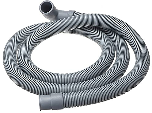 Drain Pipe,Waste Pipe Extension,1m 1.5m 3m 4m Plastic Washing Machine Drain Hose Sink Dishwasher Drain Hose Extension Pipes for(Specification:4 Meters) (Size : 4 Meters) (Size : 1 Meter) (Size : 1m)