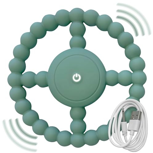 Vibrating Sensory Chew Toy - Dual Use: Chew Toys for Autistic Children & Baby Teething Toy - Infant Teething Toy & Chewy Toys for Autism & Special Needs