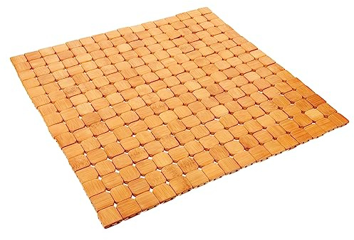 Cojín de Asiento de Bambú Redondo Portátil y Transpirable | Alfombrilla para Silla, Uso en Oficina o Dormitorio, Acabado Decorativo Delicado, Formato Ligero