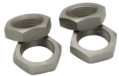 RC Maquetas Repuestos para HPI para Rofun para BAHA para Rovan para KM 1/5 RC Piezas Coche CNC Kit Tuercas Rueda Metal para Cubo Hexagonal 24mm(Titanium)