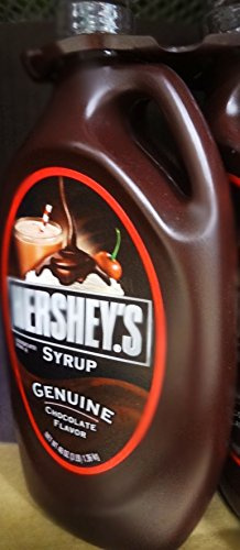 Hershey S 2-54 oz jarabe de sabor a chocolate genuino, 94 oz