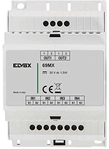 Elvox 69MX - Concentratore 4 Targhe Parallelo
