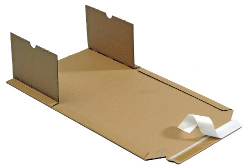 25 St MW354e Wickelverpackungen 245x165 mm Innenmaß mit 20-70 mm Füllhöhe Buchverpackungen