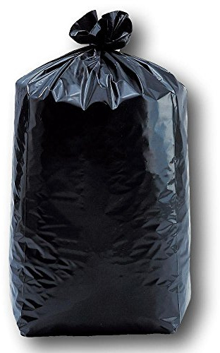 Lot de 100 sacs poubelle noir 30 litres 50 x 65 cm 25u ultra résistant anti fuite pour petites poubelles salles de bains WC cuisines chambres – qualité professionnelle.
