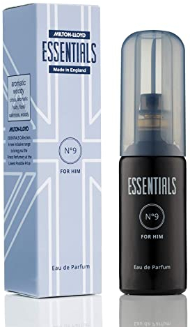 MILTON-LLOYD ESSENTIALS No 9 Profumo da uomo, Eau de Parfum 50 ml, fragranza di lusso - Dopobarba da uomo, persistente Fragranza di Milton-Lloyd
