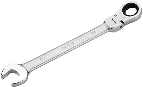 Alyco - Llave Combinada con Carraca Reversible y Flexible, 18 mm - 191932