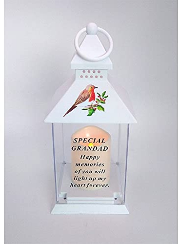 Lanterna commemorativa impermeabile con candela LED (nonno)