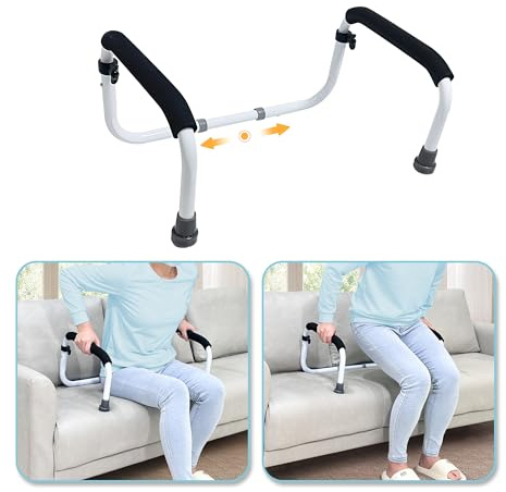 Mybow Stand Assist Rail Mobility Aids Ausrüstung Stuhl Assist für ältere Senioren Handicap Greifstangen Lift Assist Unterstützt Couch Cane Standing Tragbarer Liegegriff Abnehmbare Assist Geräte