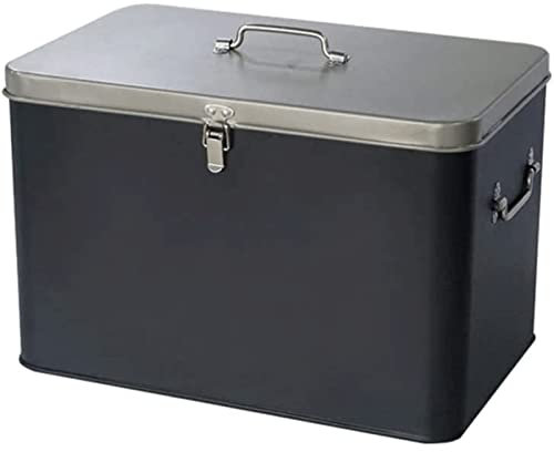 ABGRC Cocina Panera Panera de Gran Capacidad de 12,8 l, panera de Metal para encimera de Cocina, contenedor de Almacenamiento de Cocina, Soporte de Pan Vintage Decoración