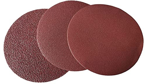 25-200 Stück Schleifscheibe Klett Schleifpapier rund Durchmesser 150mm P100 Körnung (50)