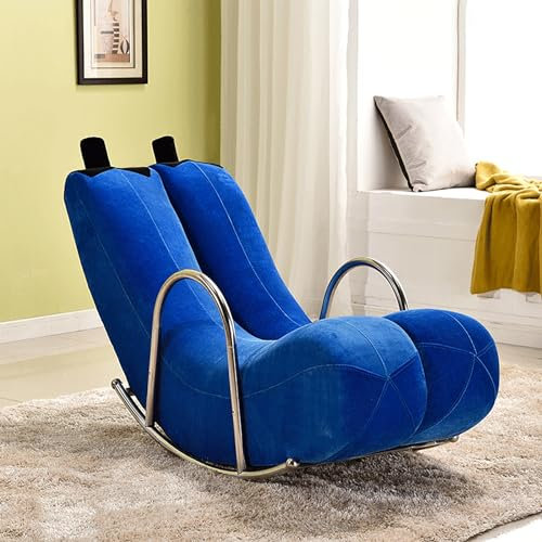 Sillas Jardin Exterior Sillón Balancín Tumbonas con Reposabrazos Cómodo Sofá de Lectura Tumbonas Gravedad Cero Tumbona de Relax Adecuado para sala de Estar Interior Balcón Patio Trasero. ( Color : Roy