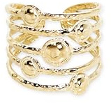 Paloma Bijoux Bague tendance en acier chirurgical effet multirangs et pastilles