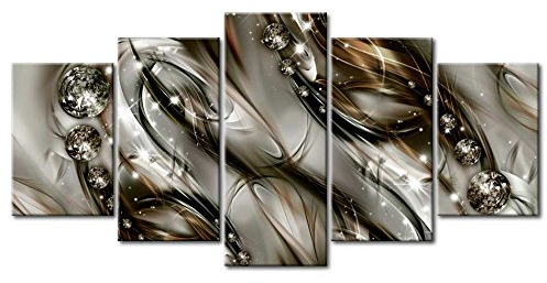murando - Akustikbild 100x50 cm 5 tlg - Bilder Akustikschaum Schallschutz Wand Deko Kunst Akustikpaneele Wandpaneele Schalldämmung Wandbild Schallabsorber Akustikplatten a-A-0171-b-o