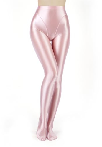Sywiyi Damen Strumpfhose Ölig Glänzend Pantyhose Stocking High Waist Leggings Blickdicht Lange Unterhose Leggings Unterwäsche Dessous Stretch