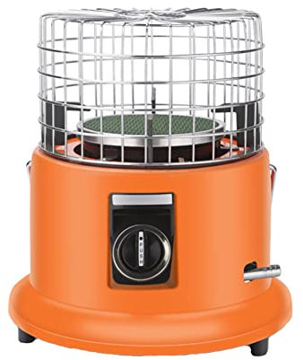 Stufa a gas a fiamma regolabile per riscaldare, bollire e grigliare, piccolo riscaldatore portatile a carbone, riscaldatore a olio combustibile in - alimentato a gas liquefatto