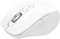 INFINMIND Mouse wireless, Multi-Dispositivo Bluetooth, ricevitore USB 2.4G e doppio Bluetooth, rotella di scorrimento 4 direzioni silenzioso per computer, laptop, PC, MacBook, iPad (Bianco)