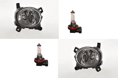 Johns, Nebelscheinwerfer H11 Links & Rechts Set passend für Audi Q3 8U & Leuchtmittel